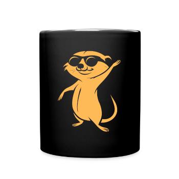 suricate - Mug uni - noir - Devant