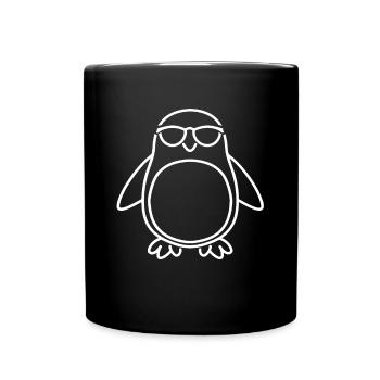 Pingouin - Mug uni - noir - Devant
