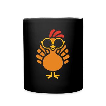 Chicken - Full Colour Mug - black - Front