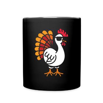 Chicken - Full Colour Mug - black - Front
