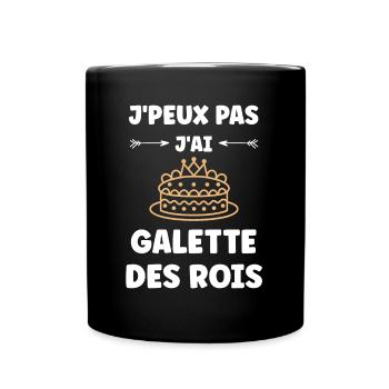 Galette - Mug uni - noir - Devant
