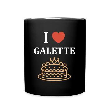 Galette - Mug uni - noir - Devant