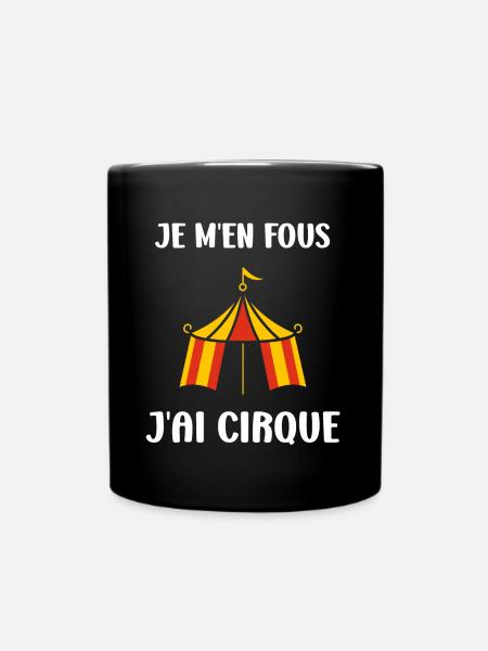 Humour cirque - Mug uni - noir