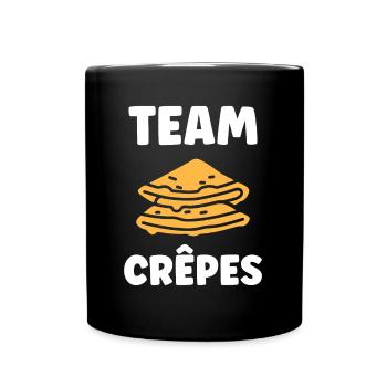 crêpe - Mug uni - noir - Devant