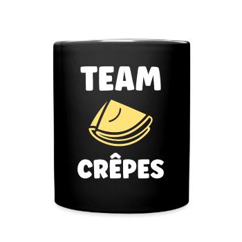 crêpe - Mug uni - noir - Devant
