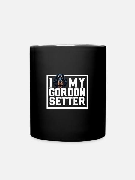 J’adore mon Gordon Setter - Mug uni - noir