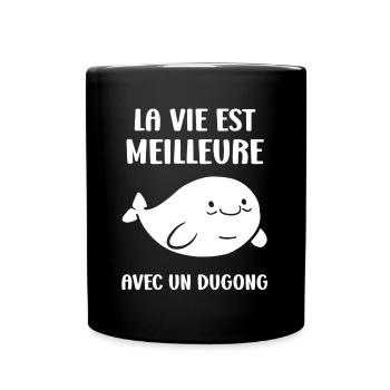 Dugong - Full Colour Mug - black - Front