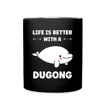 Dugong - Full Colour Mug - black - Front