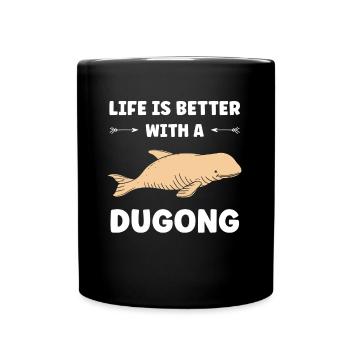 Dugong - Full Colour Mug - black - Front