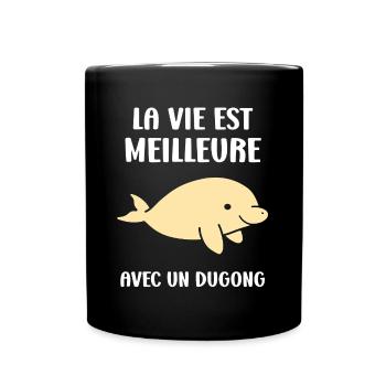 Dugong - Full Colour Mug - black - Front