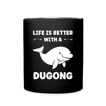 Dugong - Full Colour Mug - black - Front