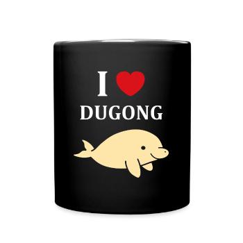 Dugong - Full Colour Mug - black - Front