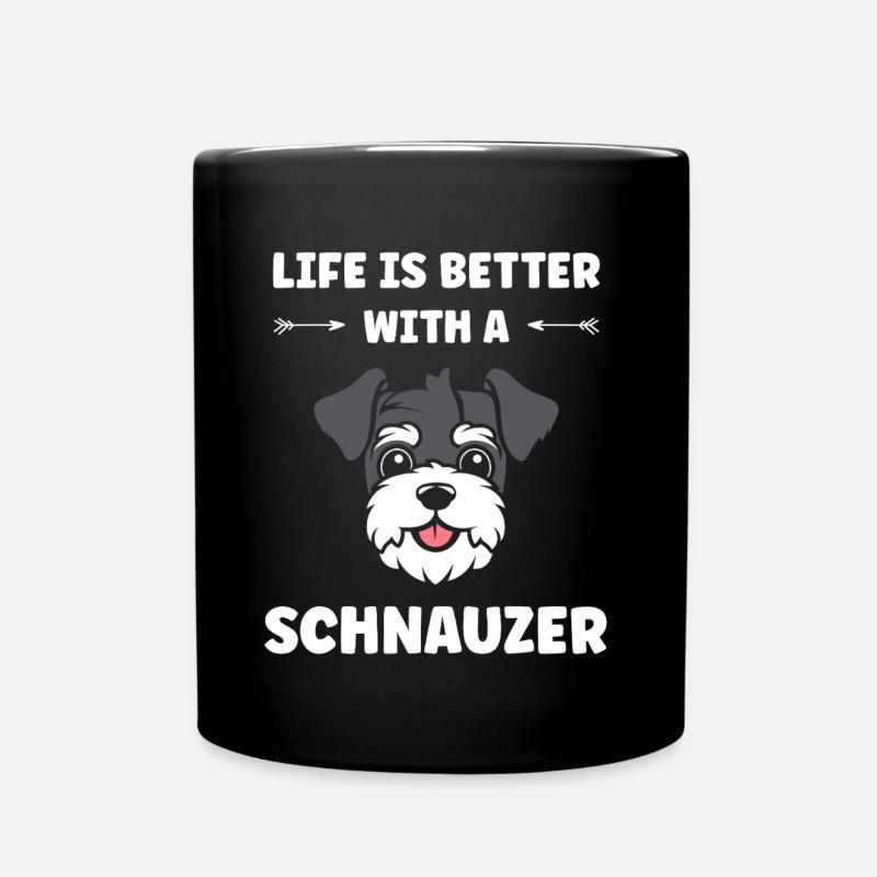 Schnauzer - Mug uni - noir