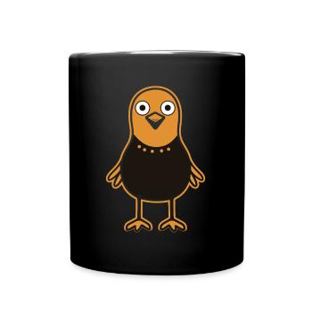 Bécasse - Mug uni - noir - Devant