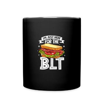 Seulement ici pour le BLT - Mug uni - noir - Devant