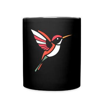 Colibri - Mug uni - noir - Devant