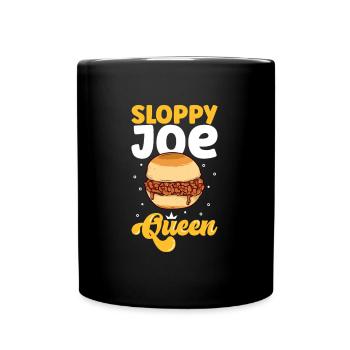 Sloppy Joe Queen - Tasse einfarbig - Schwarz - Vorne