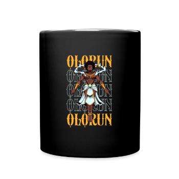 Yoruba God - Olorun - Full Colour Mug - black - Front