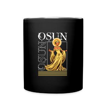 Yoruba Gott - Osun - Tasse einfarbig - Schwarz - Vorne