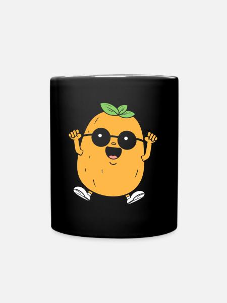Kartoffel - Tasse einfarbig - Schwarz