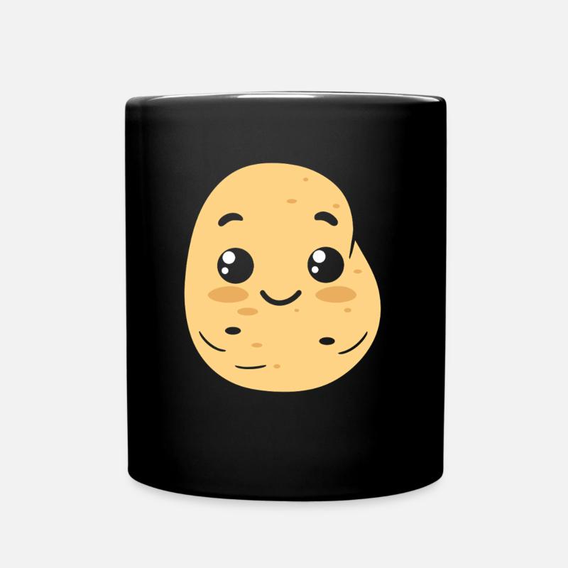 Kartoffel - Tasse einfarbig - Schwarz