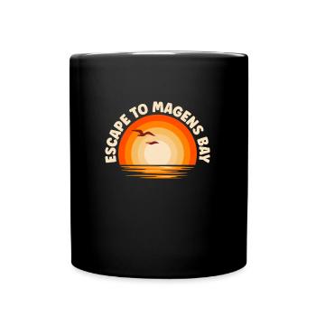 Je fuis vers Magens Bay - Mug uni - noir - Devant