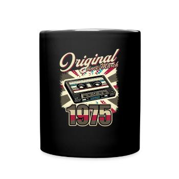 50th Birthday Men Women 50 Years March - Full Colour Mug - black - Front