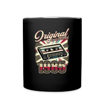 40th Birthday Men Women 40 Years March - Full Colour Mug - black - Front