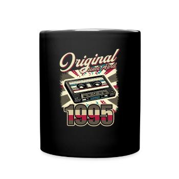 30ème Anniversaire Homme Femme 30 Ans Décoration 1995 Rétro - Mug uni - noir - Devant