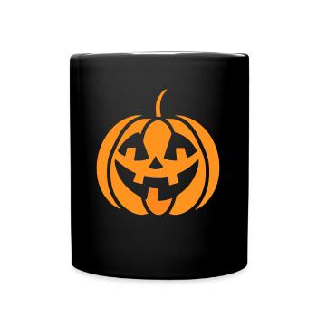 pumpkin - Full Colour Mug - black - Front