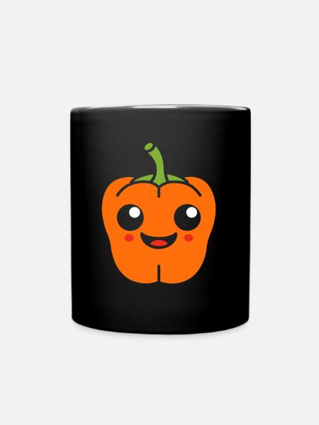 Pfeffer - Tasse einfarbig - Schwarz