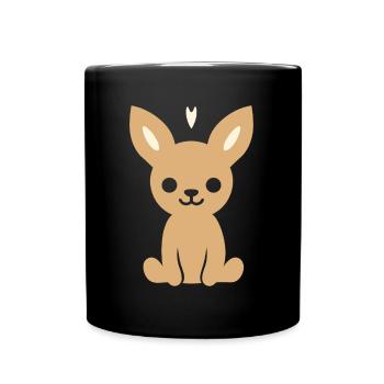roe deer - Full Colour Mug - black - Front