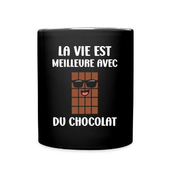 Chocolate Humor - Full Colour Mug - black - Front