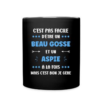 Aspie - Mug uni - noir - Devant