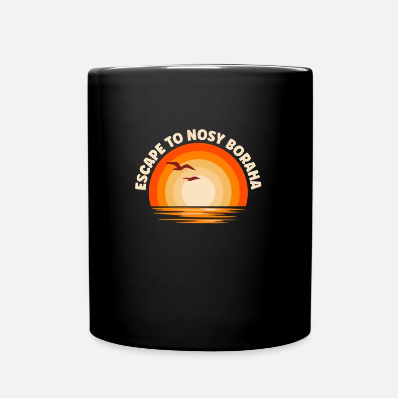 Je fuis vers Nosy Boraha - Mug uni - noir