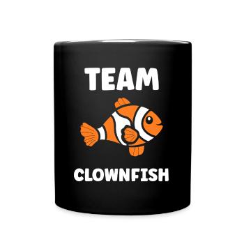 Humour Poisson rouge - Mug uni - noir - Devant