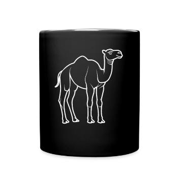Kamel - Tasse einfarbig - Schwarz - Vorne
