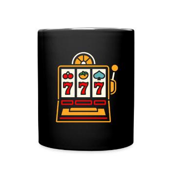 Kasino - Tasse einfarbig - Schwarz - Vorne