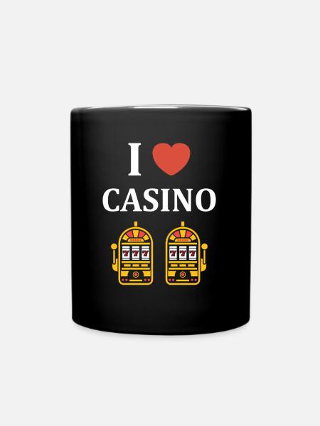 Kasino - Tasse einfarbig - Schwarz