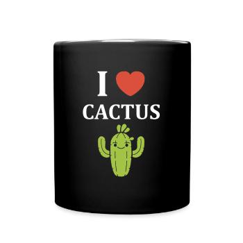 Cactus - Full Colour Mug - black - Front