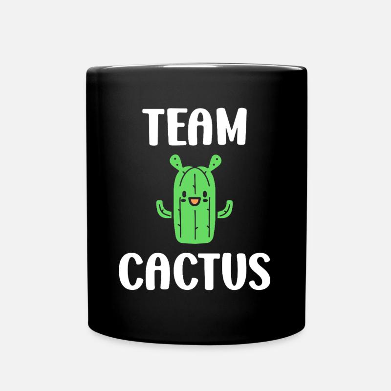 Kaktus - Tasse einfarbig - Schwarz
