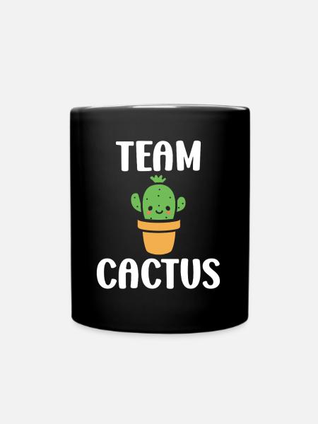 Kaktus - Tasse einfarbig - Schwarz