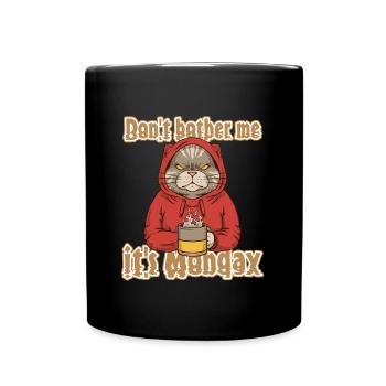Funny Hangover Design Monday Mood Work - Full Colour Mug - black - Front