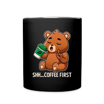 Coffee Accessories Caffeine Drink Stimulant Coffee - Full Colour Mug - black - Front