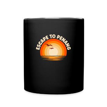 I'm fleeing to Penang - Full Colour Mug - black - Front