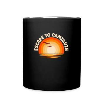 I flee to Camiguin - Full Colour Mug - black - Front