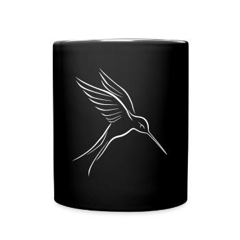 hummingbird - Full Colour Mug - black - Front