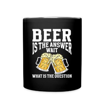 Funny Beer Brewing - Full Colour Mug - black - Front