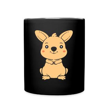 wallaby - Full Colour Mug - black - Front