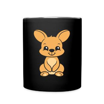 Wallaby - Tasse einfarbig - Schwarz - Vorne
